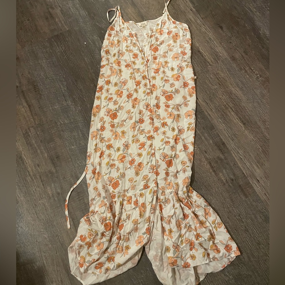 White floral dress size XL